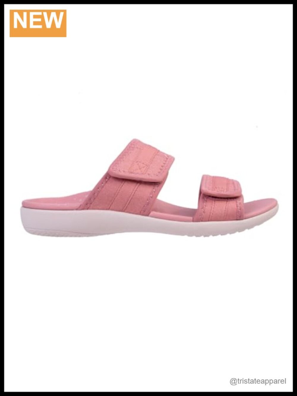 Spenco Elevate Slide Sandals Orthotic Arch Support Adjustable Women's